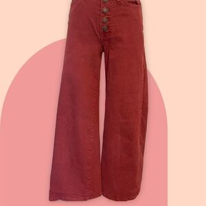 L.T.J. Letters To Juliet Genoa Wide Leg Button Fly Jeans